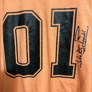 John Schneider Autographed T-Shirt, Size 3XL